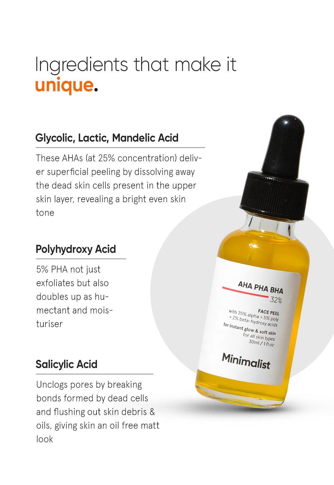 AHA PHA BHA 32% Face Peel - Image 4
