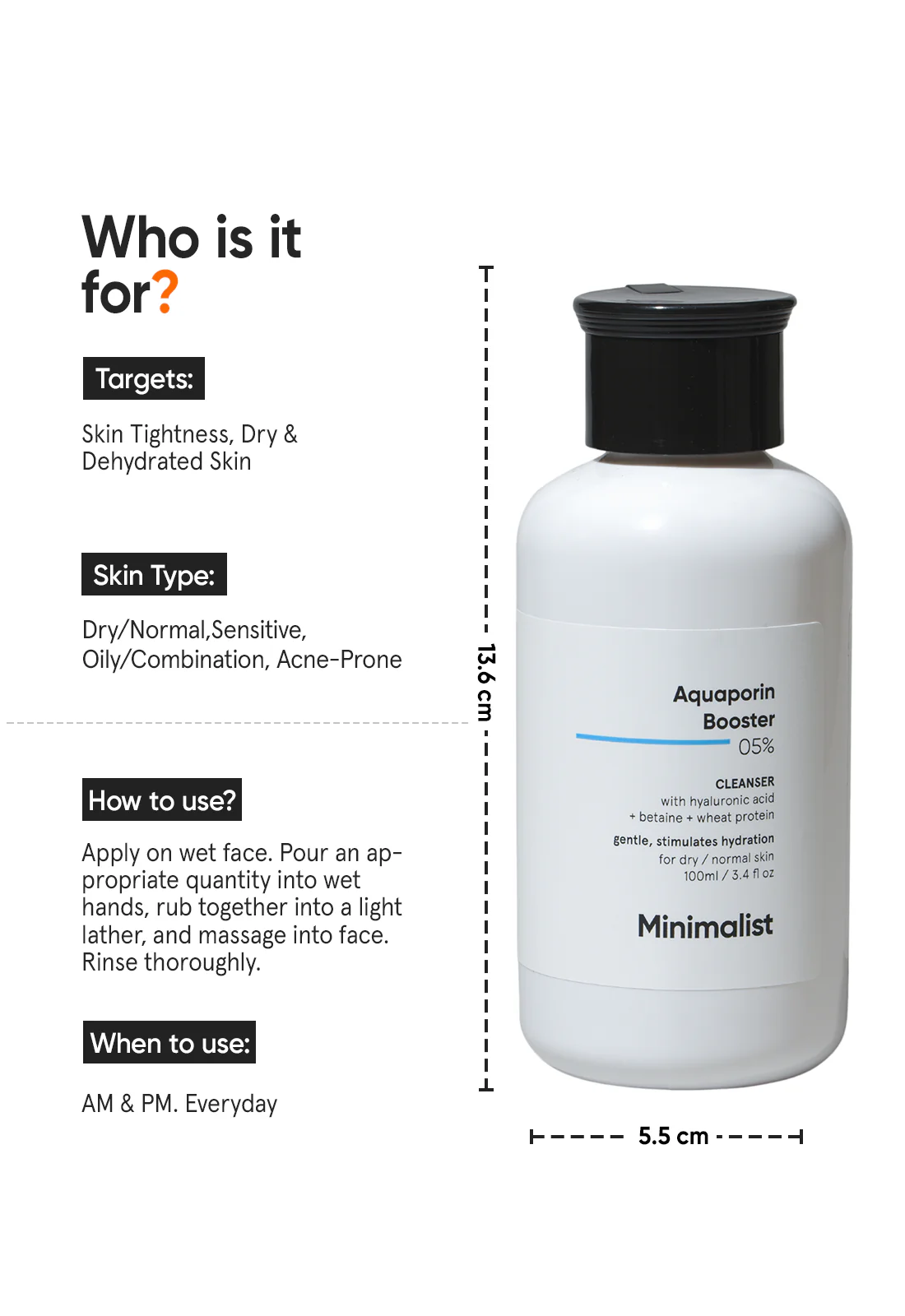 Aquaporin Booster 5% Cleanser - Image 3