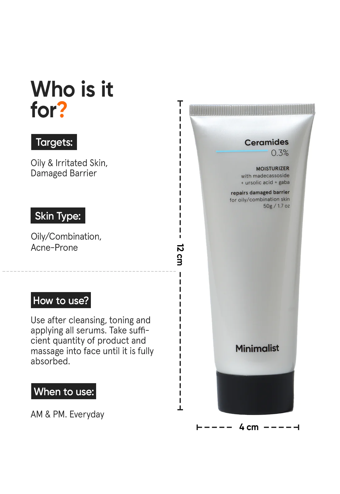 Ceramides 0.3% + Madecassoside Moisturizer - Image 3