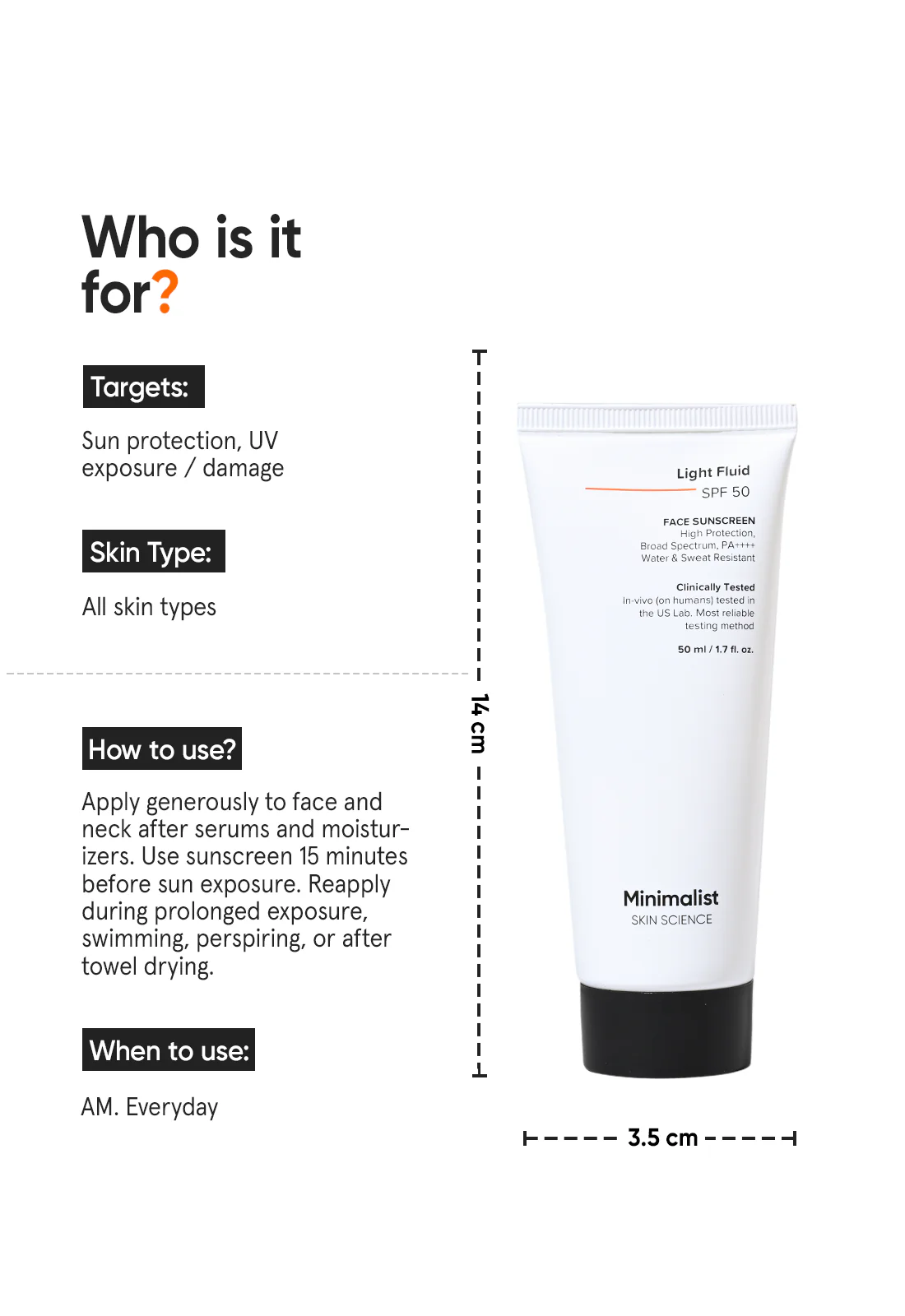 Light Fluid SPF 50 Sunscreen - Image 3