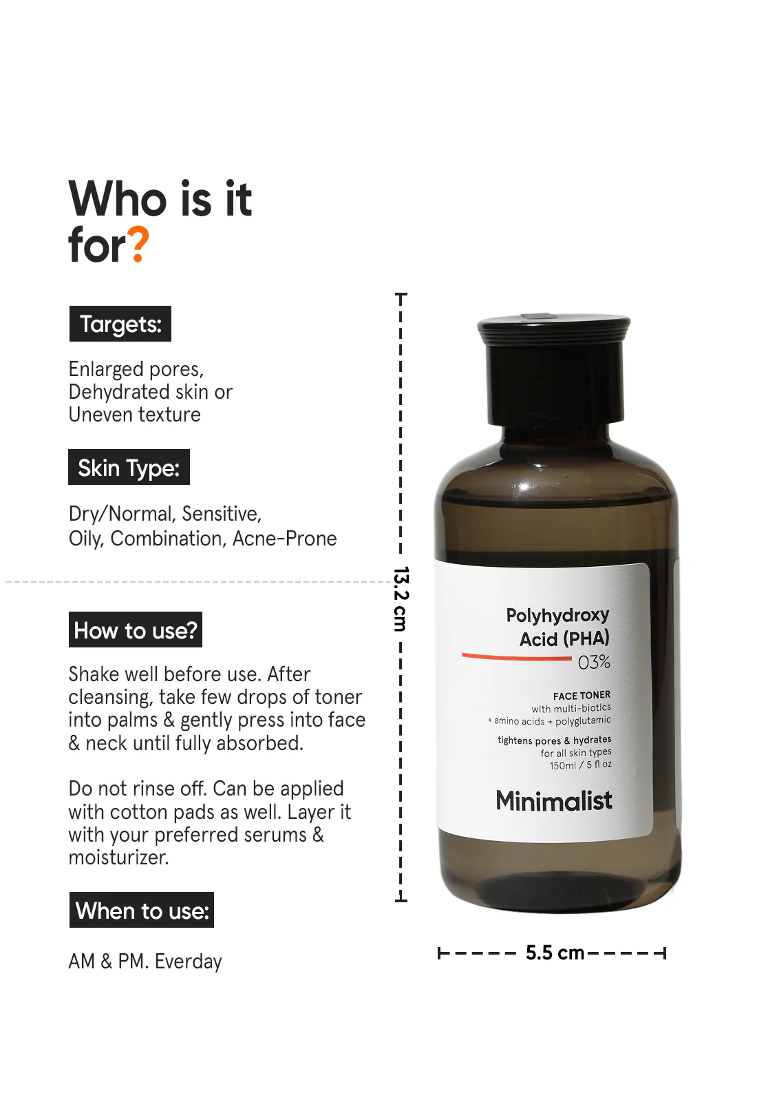 Polyhydroxy Acid (PHA) 3% Face Toner - Image 3